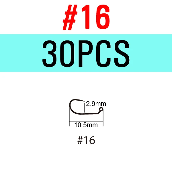 30pcs Size 16