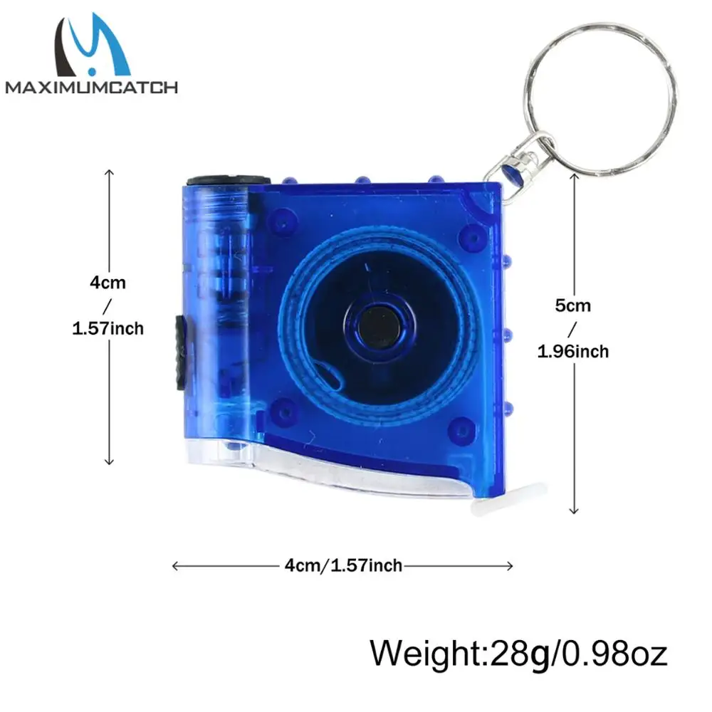 Maximumcatch-cinta métrica de 100cm con luz LED, herramienta de pesca, regla de pesca - imagen 3