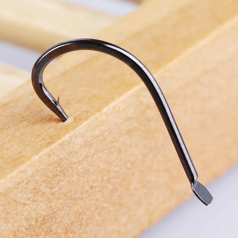 Anzuelos de pesca de acero de alto carbono, suministros de aparejos Circulares de Pesca, 100 piezas - imagen 5