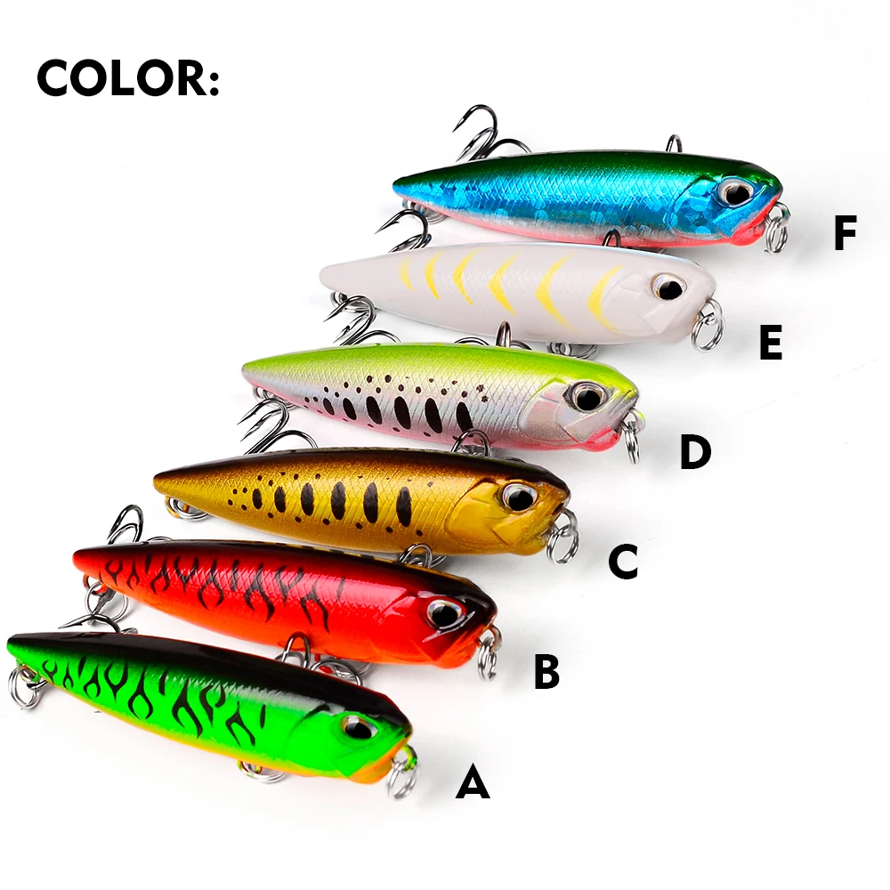 PROBEROS-señuelo Topwater para Pesca, 1 pieza, 6,5 cm-5,5g, Realis, Jerkbait, Swim Crankbait, Whopper Plopper, ruidosa, Isca - imagen 4