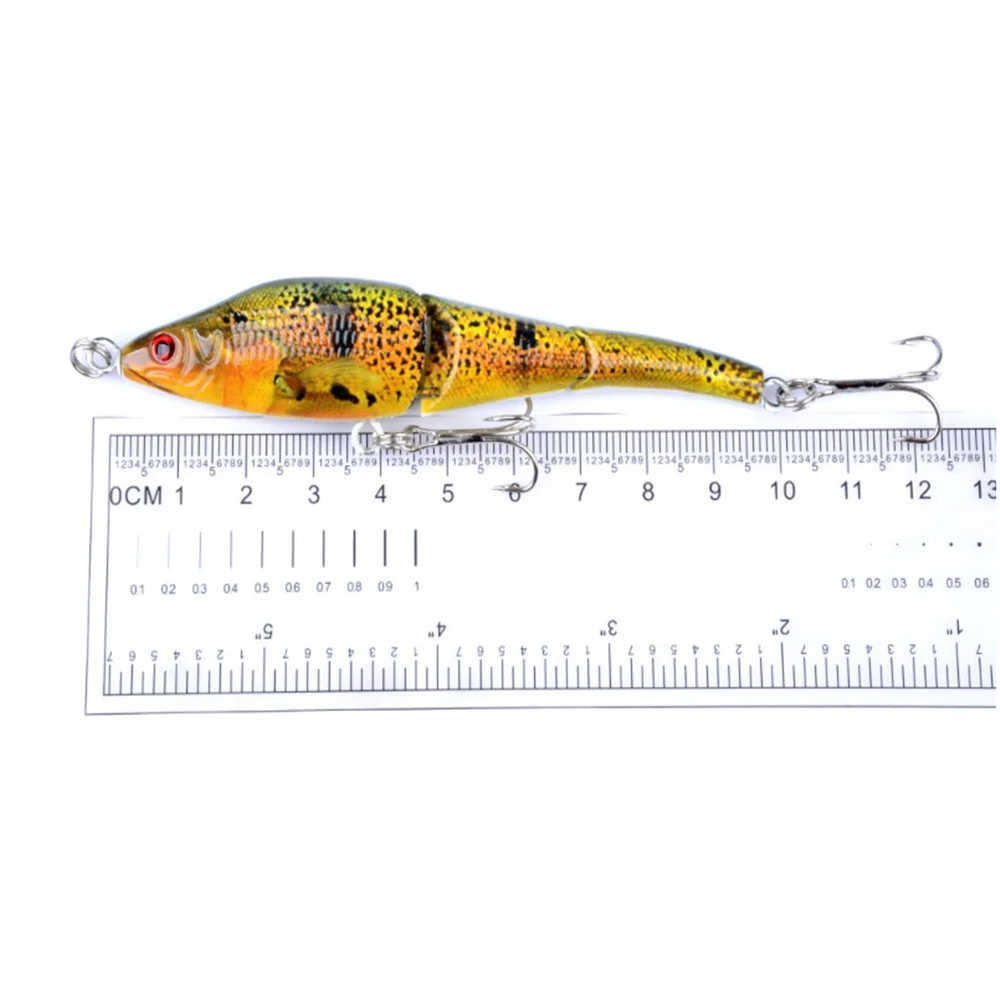 Señuelo de pesca flotante de varias secciones, cebo Artificial de plástico, Crankbait para curricán, señuelos duros, 10cm, 8,9g, 1 unidad - imagen 2