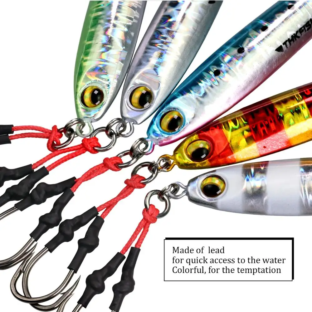 Señuelos tipo cuchara para Jigging, 1 Uds., 60g, 80g, Señuelos duros de Metal para pesca, cebos tipo lápiz para trucha, Lucio, aparejos de pesca de lubina - imagen 3