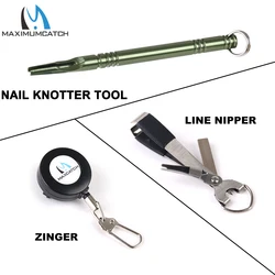 Maximumcatch Anudador de uñas con nivel para pesca con mosca