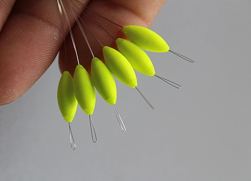 Flotador ovalado de Seven star amarillo, accesorios de pesca de carpa, B505, 60 paquetes, 40 paquetes, 000 # - 5 #, 6 unids/lote por paquete - imagen 3