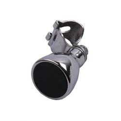 Pomo de Volante Acero Inoxidable 316 – Tapa Negra para Kayak