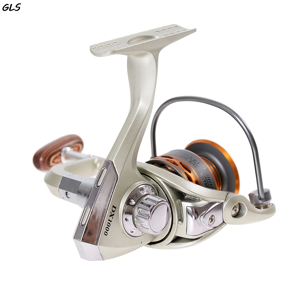 Carrete de pesca giratorio de Metal, herramienta de accesorios, rueda de pesca, 13BB, DX1000-7000, 5,5: 1 - imagen 3