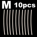 10pcs white M