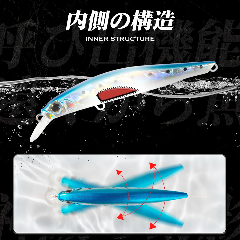 Hunthouse-señuelo de pesca Wobber Artist, Minnow pequeño, señuelo de trucha de agua dulce, cebo duro, Swimbait, gancho Mustad japonés - imagen 4