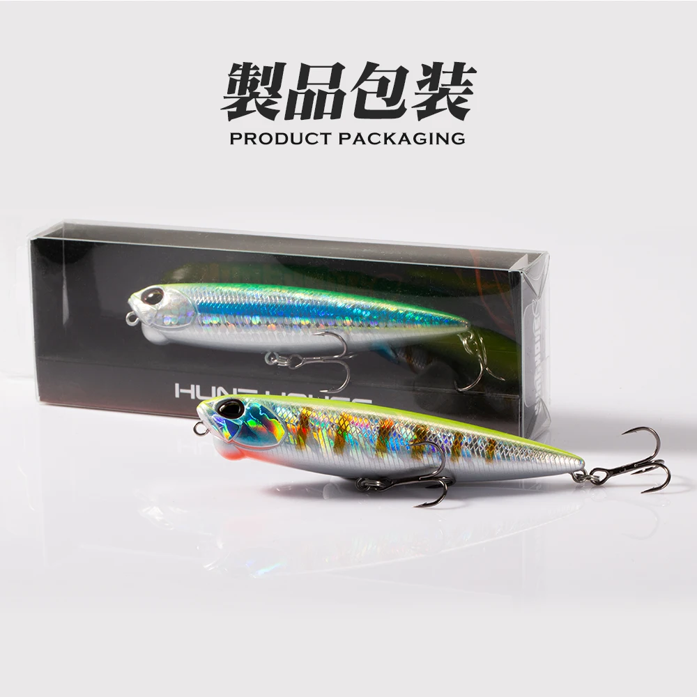 Hunthouse REALIS lápiz 65/100mm 5,5/14,5g señuelo de Pesca Topwater cebo tipo lápiz natación Crankbait Pesca cebo Artificial Stickbait - imagen 5