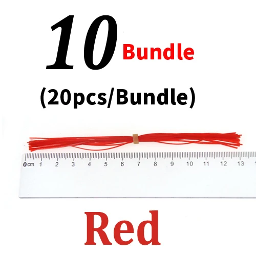 10 pcs red