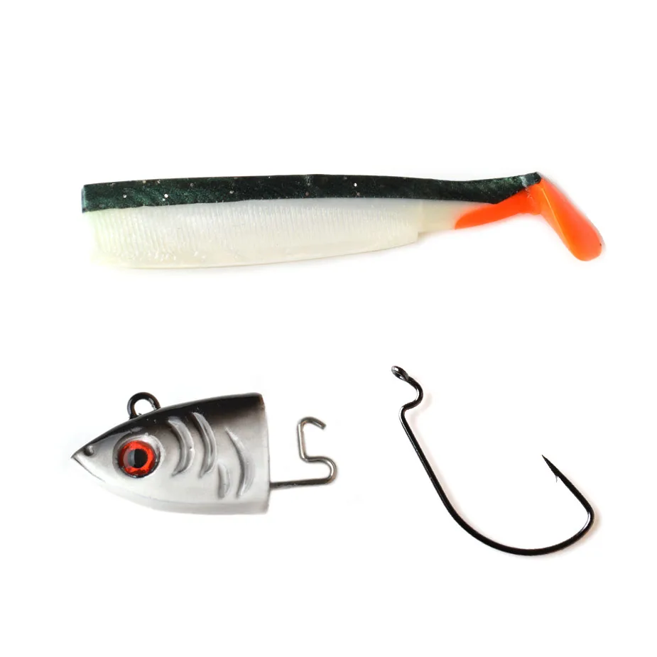 Swimbait Jig de Silicona 95mm – Señuelo Hundido para Lucio - imagen 2