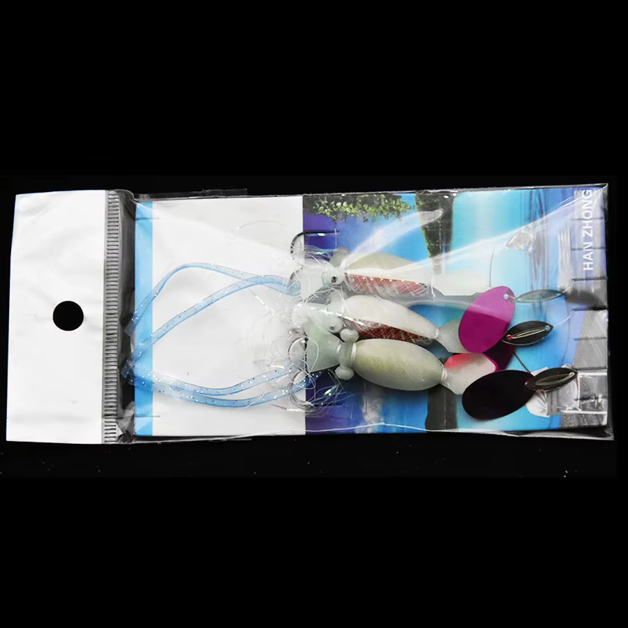 Sabiki wobbler luminoso – Cebo artificial de 3 ganchos para pesca - imagen 5