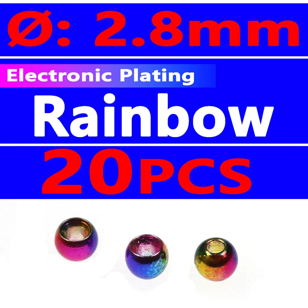 20pcs Rainbow 2.8