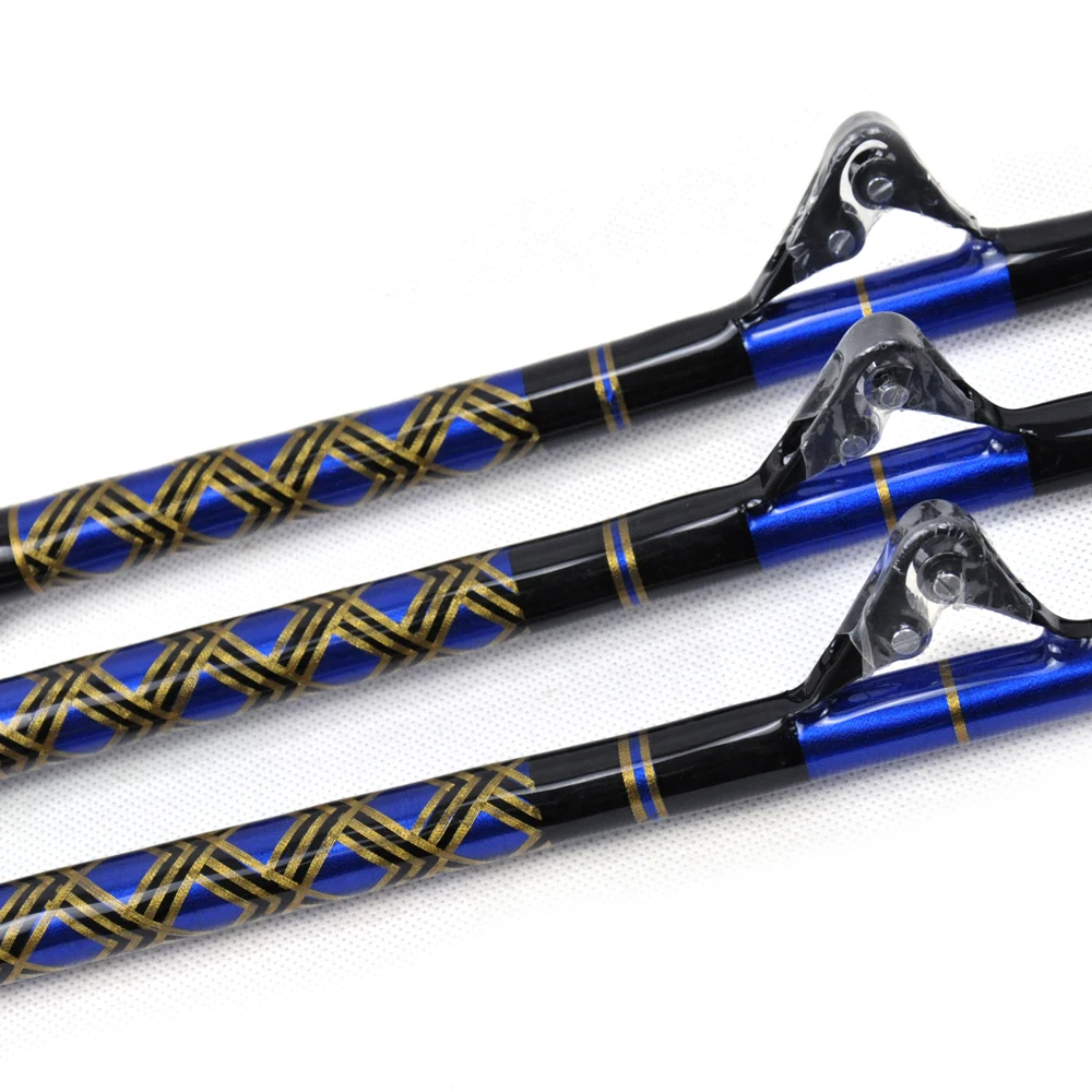 Guía de caña de pescar de barco de carbono para invierno, guías de doble rodillo, caña de pescar, artículos de pesca en el mar, caña de juego grande, 130 libras - imagen 4