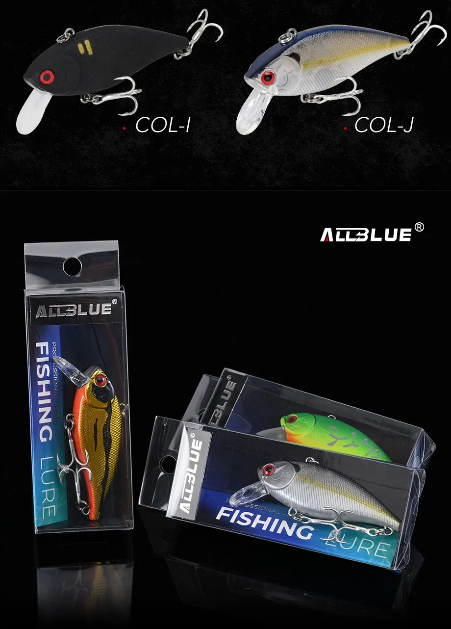 Descubra la mejor colección de señuelos de pesca con diseños innovadores y colores vibrantes de A-Blue
