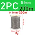 0.1mm x 200m 2pcs