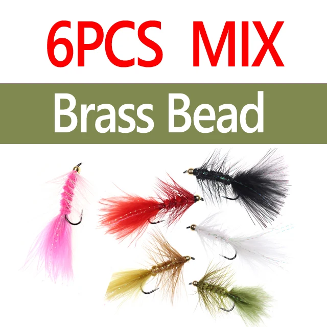 6pcs Brass Bd MIX