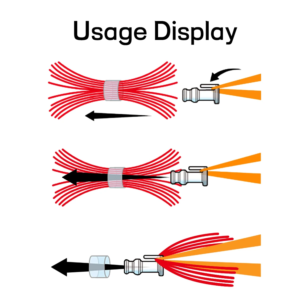 Elllv-piezas de deslizamiento mejoradas para pesca en agua salada, faldas pargo, Jigs y corbata de goma, piezas fijas, accesorios de señuelo, rojo/blanco, 20/50 piezas - imagen 5