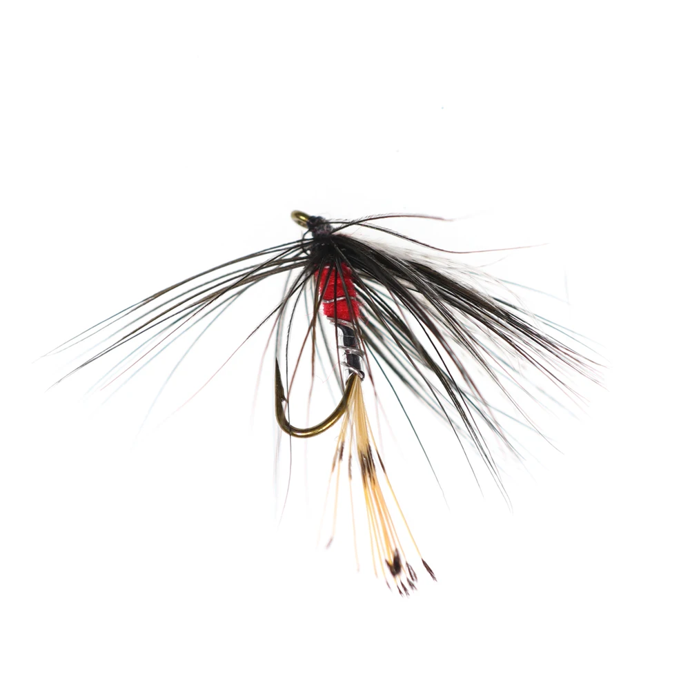 ICERIO-anzuelo de atado de moscas, cebo de pesca de trucha húmeda, cola de faisán dorado, 6 uds., #12 - imagen 2