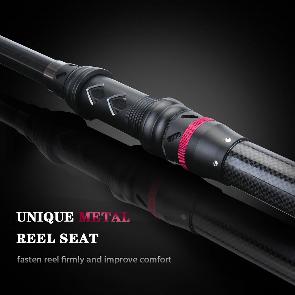 Caña de pescar telescópica Goture, cañas alimentadoras de fibra de carbono, 1,8 m, 2,1 m, 2,4 m, 3,0 m, 3,6 m, caña de pescar giratoria para carpa, trucha y mar - imagen 3