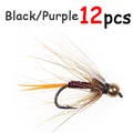 Black Purple 12pcs