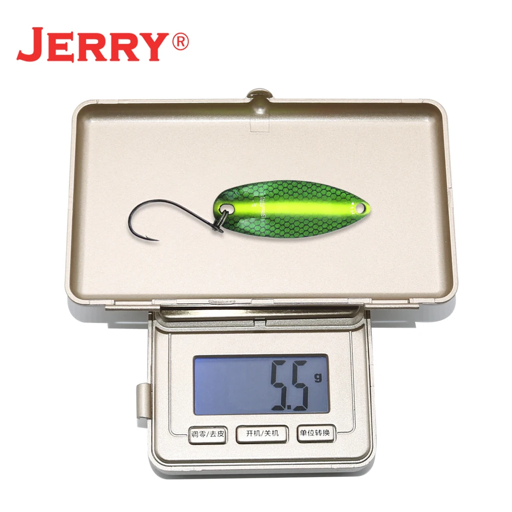 Jerry Fishing Lures Stream&Area Trout Spoons Small Light Weight Spinners High Quality Single Hooks Hard Lures - imagen 5