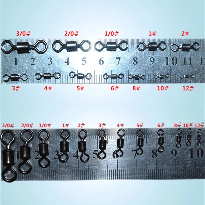 Venta al por mayor, rodamiento de barril giratorio de Pesca, giratorios de cobre, conector de señuelo, suministros de Pesca de agua salada para carpa, accesorios de Pesca - imagen 4