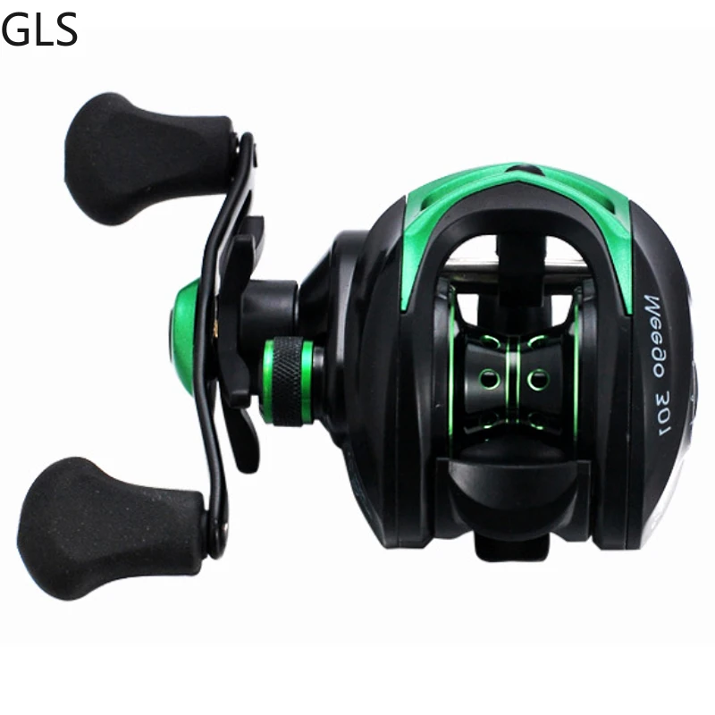 GLS-carrete de Baitcasting de arrastre máximo, cuerpo de Metal, 8KG, 19 + 1 rodamientos, 6,3: 1, alta velocidad, mano izquierda/derecha, agua salada, nuevo - imagen 5