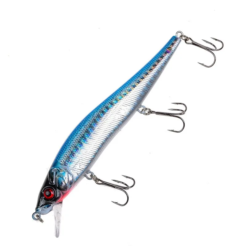 Señuelos de Pesca de pececillos, cebos duros Wobbler, Crankbaits, ABS Artificial, aparejos de pesca de Lucio, 11,5 cm, 14,5g, 1 ud. - imagen 2