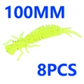 B  8pcs  100mm