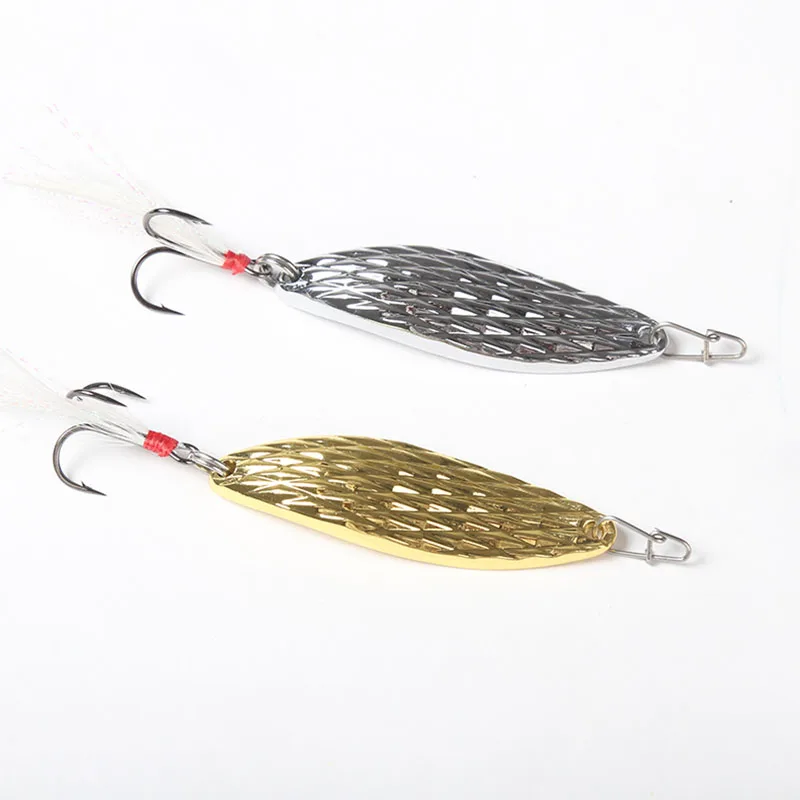 Cebo de lentejuelas de movimiento rápido, mamuza armada, cebo falso de hundimiento lento, tiro de largo alcance de Metal de sanguijuela de escamas de pescado, natación completa - imagen 5