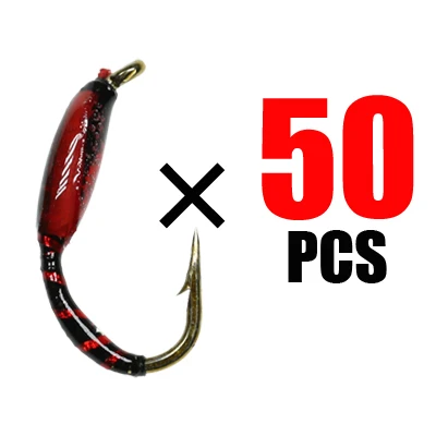 50PCS  Dark Red