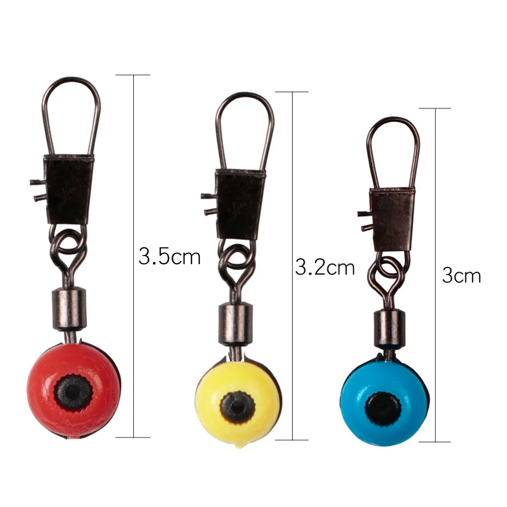 100 unids/caja flotador de pesca Bobber detiene conectores de frijoles espaciales pesca en el mar equipo de aparejos de agua salada accesorios de Metal de plástico - imagen 3