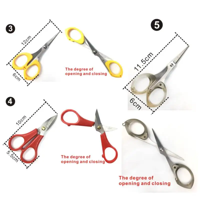 ORJD-Alicates de Pesca, tijera de corte de línea PE, accesorios de Pesca de carpa, aparejos de Pesca, removedor de anzuelos, cortador de línea, tijeras - imagen 3