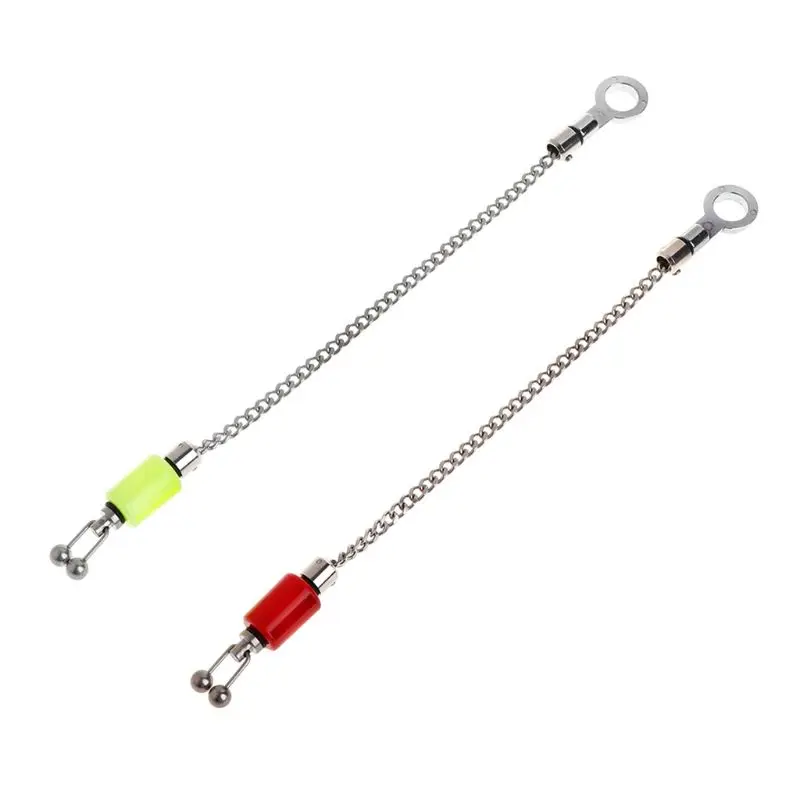 Swinger de pesca de acero inoxidable, cadena de eslinga, indicador de mordida, alarma de carpa, Sensor colgante, aparejos, accesorios para exteriores - imagen 2