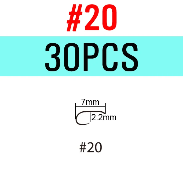 30PCS  Size 20