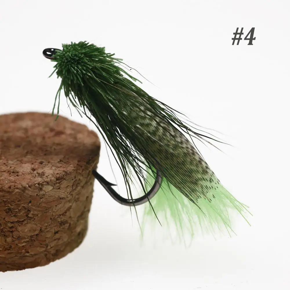 Wifreo-serpentina de imitación de hundimiento lento para pesca de trucha, 6 piezas, tamaño 4, Zoo Cougar - imagen 2