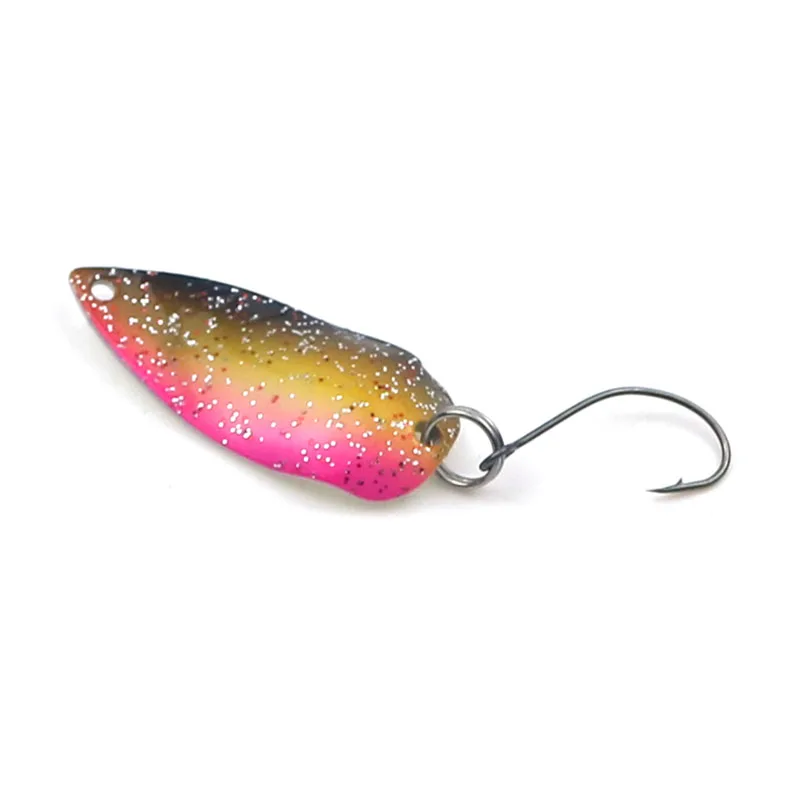 HISTOLURE trucha SPOON 2,8g cuchara cebo Spinnerbait cobre Metal Señuelos de pesca cebo Artificial para trucha Pike perca - imagen 3