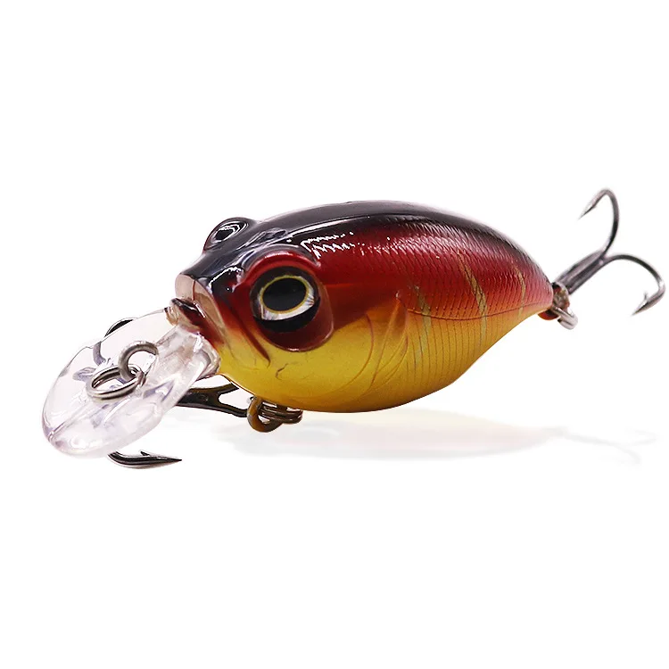 DHYJSFDC-señuelo de Pesca Wobbler, cebo de 6cm/8,4g, crankbait, perca, Wobblers - imagen 4