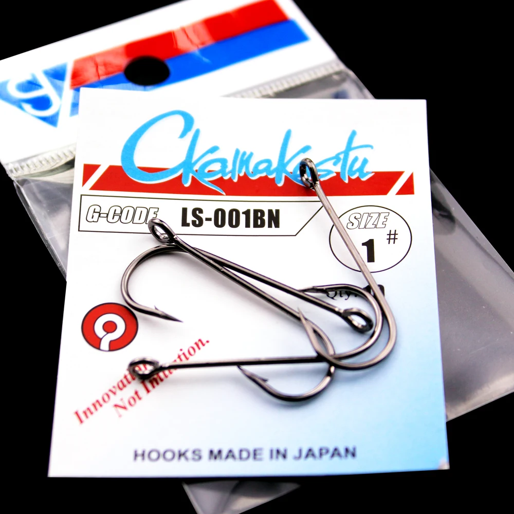 10 Uds./30 Uds anzuelos de pesca con ojos grandes anzuelo de articulación doblado redondo gamakatsu - imagen 3