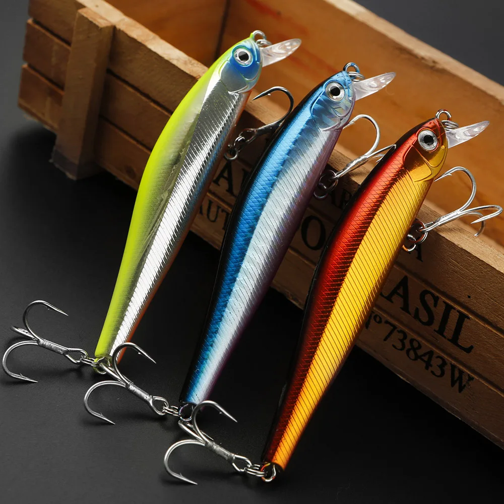 JOHNCOO Wobbler Minnow 95mm 11.5g Cebo artificial hundimiento lento - imagen 5