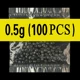 100pcs 0.5g
