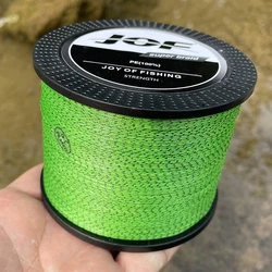 JOF-sedal de pesca trenzado, hilo Invisible superfuerte de 8 hebras, multifilamento, 1000M, 500M