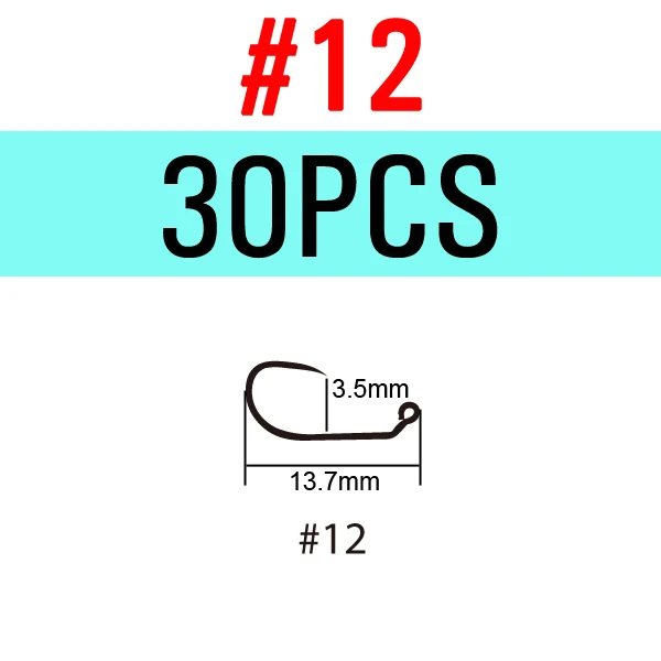 30pcs Size 12