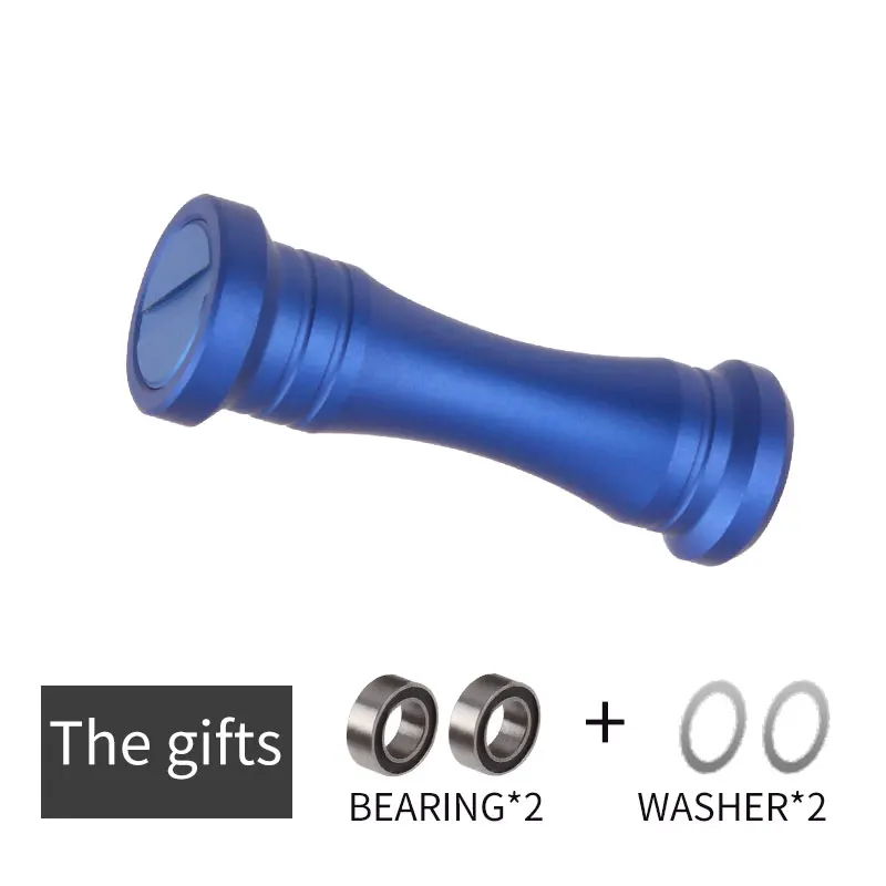 Perilla de mango de carrete de fundición Ruke, material de aleación, peso 2,8g con rodamiento y arandela para rodamiento 7*4*2,5, accesorio DIY - imagen 3