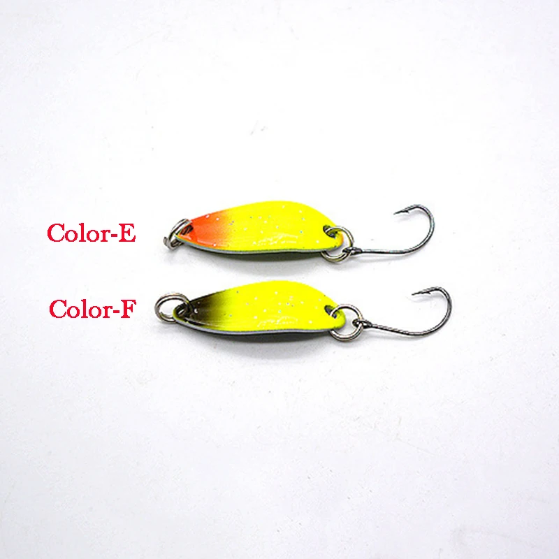 Cebo duro, señuelo de cuchara de metal, cebo artificial con lentejuelas, anzuelo de pesca, agua dulce, perca, Lucio, 33mm, 3G, 1 ud. - imagen 4