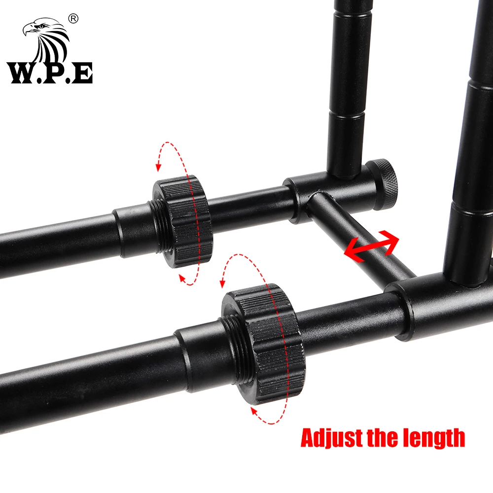 W.P.E-caña de pescar plegable retráctil ajustable, accesorios de pesca, aparejos de soporte - imagen 4