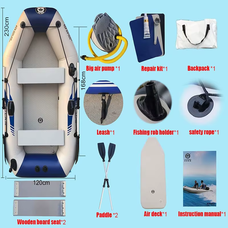 Solarmarine B230-3 Bote inflable PVC 3 personas – Accesorios incluidos - imagen 5