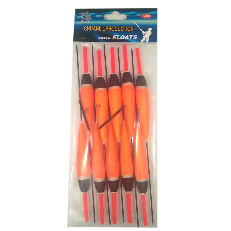 ORJD-flotador de pesca, accesorio de pesca, verde, 3g, para Lago, carpa, 10 unidades por juego - imagen 2