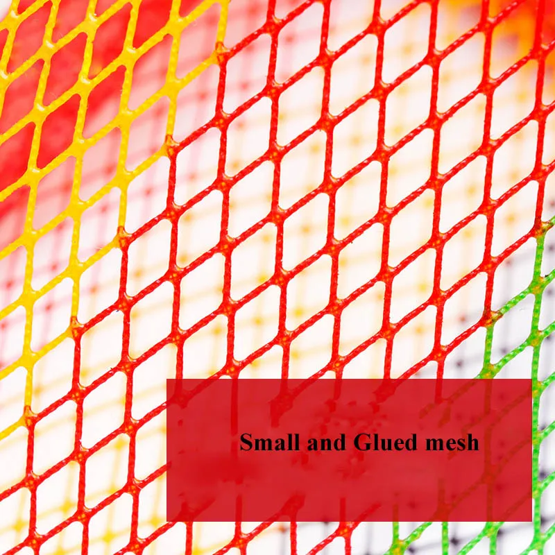 Lawaia-aparejos de pesca plegables con revestimiento de pegamento, jaula de red de pesca, colorida, malla pequeña, línea de nailon, accesorios de pesca de secado rápido - imagen 3